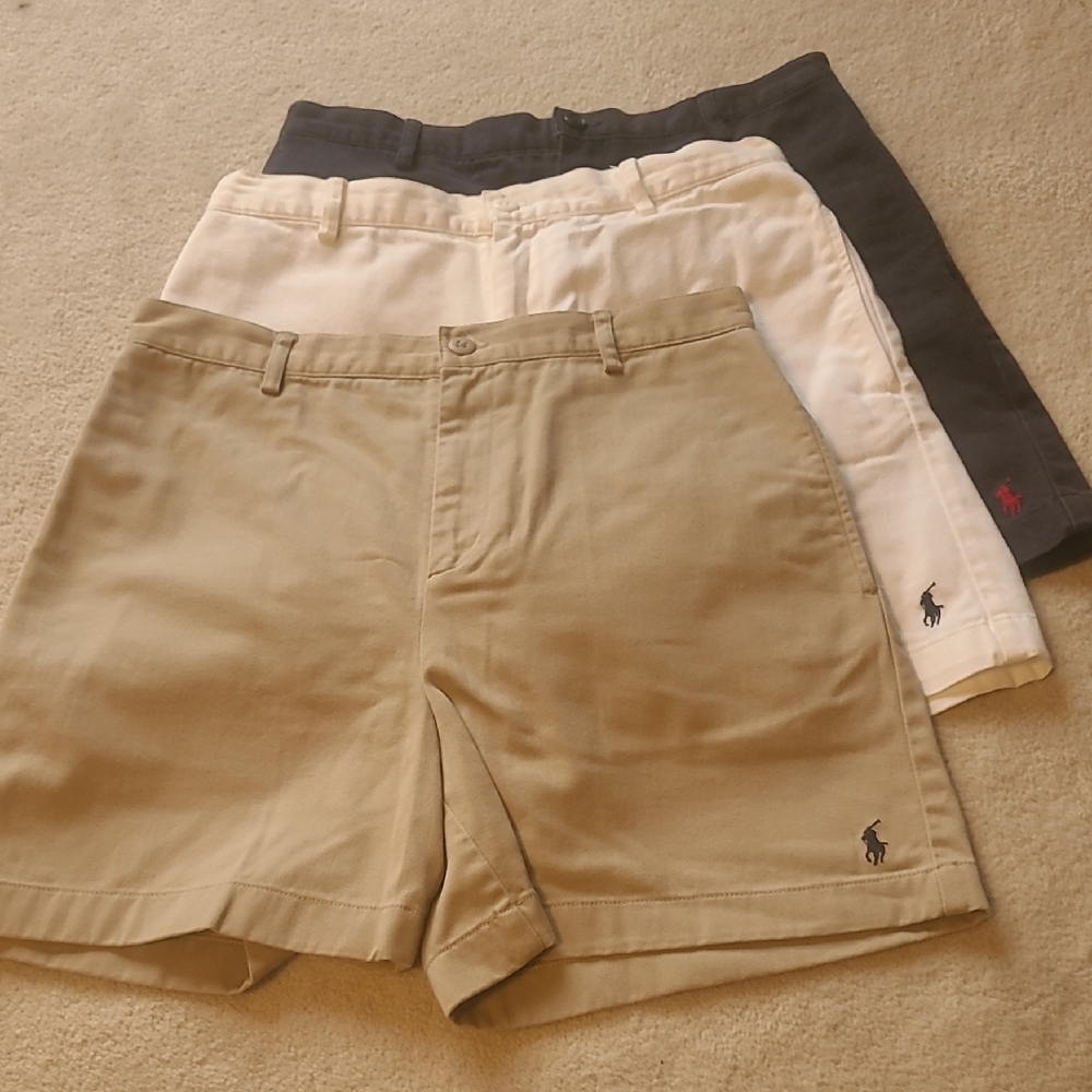 Ralph Lauren Women's Classic Shorts - Tan, White, Black